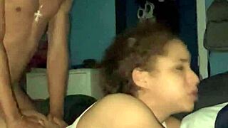 Getting my pretty pussy stuffed with long cock