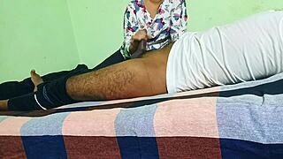 Indian Girl Enjoying In Sexy Doggy Style Position With Her Husband Friend