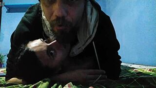 i look like a young 18-year-old nymph and the blue guy loves it a lot