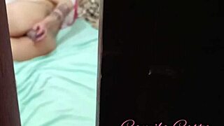 Caught MILF with Toy in Ass, Cum Leaks Milk