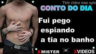 Conto erotico fui pego espiando a tia no banho... oh man, what a sight!