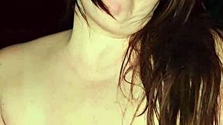 Big White Woman Sits on Cock and Moans Loudly