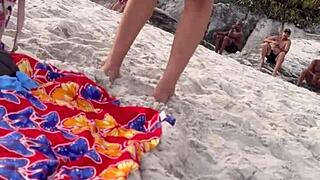 Belinha's Cock Hunt Leads To Dogging On Abricó Beach