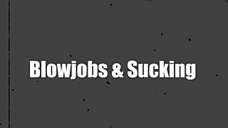 dharma jones intensely teases lover's big cock with lips