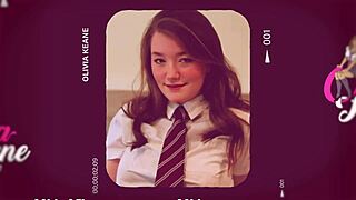 british teen sucks cock in sexy lingerie, swallowing cum eagerly