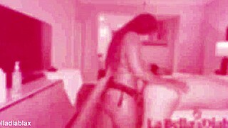 LATINA GODDESS PEGS SISSY SIMP WITH STRAPON DOMINATION