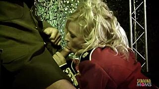 bisexual women playing with a dildo engage in group activities with other soldiers