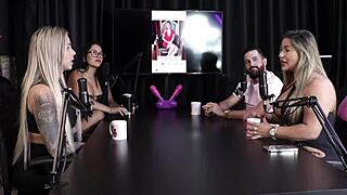 Who did she match with on Tinder? Juli Figueiró and Felipe Larrossa in sheer red!