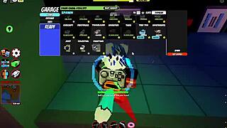 In Roblox Jailbreak, a cop receives a blowjob during gameplay