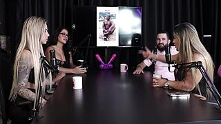 Who did she match with on Tinder? Juli Figueiró and Felipe Larrossa in sheer red!