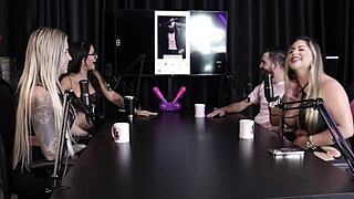 Who did she match with on Tinder? Juli Figueiró and Felipe Larrossa in sheer red!