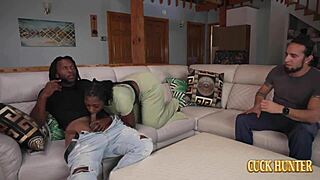 Thick Ass Ebony Wife Punish Husband for Forgetting Anniversary by Riding a BBC