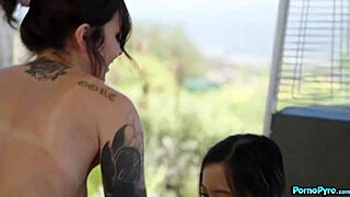 Charlotte Sins, Alexia Anders & Theodora Day in Interracial Lesbian Sex