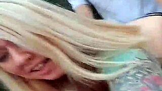 Watch this public doggystyle ending in a facial!