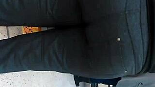 Big booty pawg flaunts ass in cub foods aisle