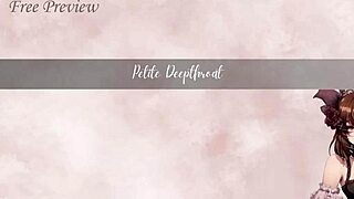 Drilling my mouth and pussy at the same time for a sloppy throatpie