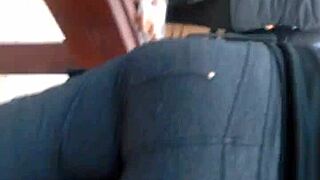 Big booty pawg flaunts ass in cub foods aisle