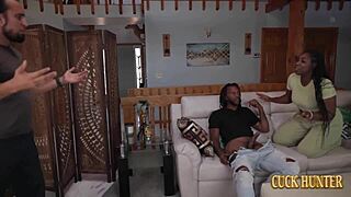 Thick Ass Ebony Wife Punish Husband for Forgetting Anniversary by Riding a BBC