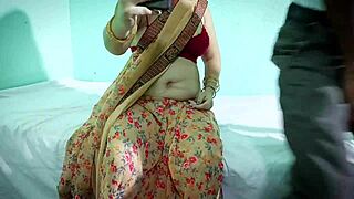Desi lucky boy fucks hot cute bhabhi instead of husband in dorm room