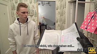 Russian Shopaholic Fucked By Debt Collector