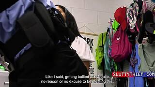 Body search turns teen nympho wild in office