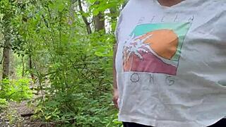 Hiking adventures turn into passionate outdoor fucking with big cocks and rough doggystyle