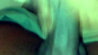 Big Black Cock Cums on Masturbation