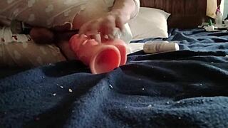 How deep can this dildo go in my anal hole? It's stretching me wide