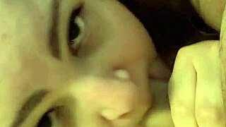 girl says she loves sucking daddy's dick with choking and gagging