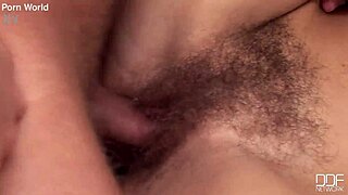 Czech european explores bush in bedroom lingerie