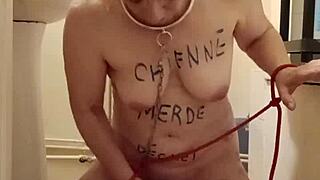 i am a submissive slave in auto-session with humiliation and uro