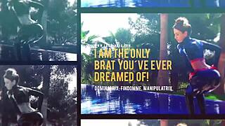 Kneel to my feet, foot slave, dangling footgirls fetish