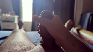Masturbating With Sun Rays Streaming Through The Bedroom Window