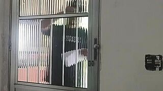 wife submits to cop's desires to save husband from arrest, feeling humiliated and aroused