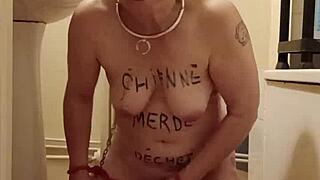 i am a submissive slave in auto-session with humiliation and uro