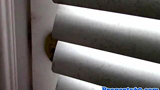 Lingerie realtor STRIPPING for commission