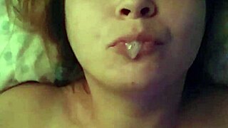 Sucking Hubby Good in Passionate Homemade Blowjob