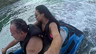 Craziness on Jet Ski in Guarujá Sea