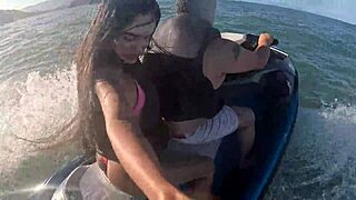 Craziness on Jet Ski in Guarujá Sea