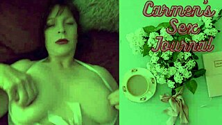 granny carmen's pussy is way too big, thank god for real cock!