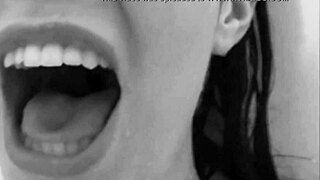 Sexy psycho girl bathing in the shower