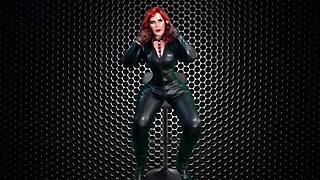 granny carmen's pussy is way too big, thank god for real cock!