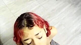 waiting for her cum facial, can't wait to see it explode 😏