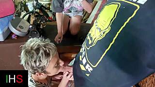 Fun Threesome With Two Real Whores