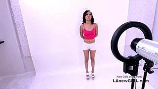 Tiny Brunette Model Gets Fucked in Audition!