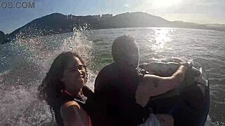 Craziness on Jet Ski in Guarujá Sea