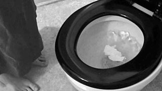 Sexy psycho girl bathing in the shower