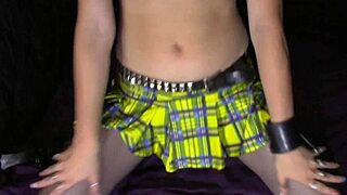 i watch sweet flower girl strip on bed