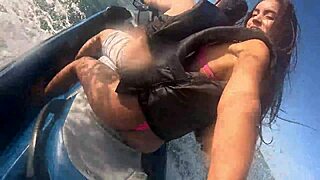 Craziness on Jet Ski in Guarujá Sea