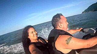 Craziness on Jet Ski in Guarujá Sea